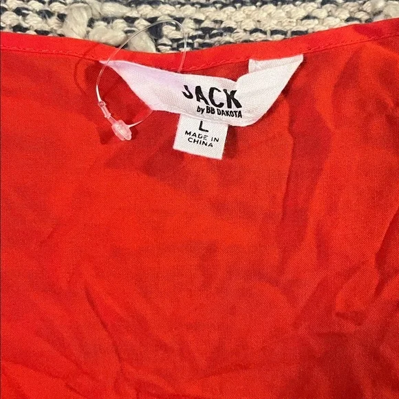 BB Dakota Bold Orangish Red Top​​ - Picture 2 of 8